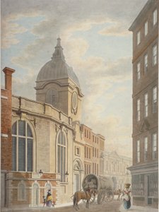 Church of St Benet Fink, Threadneedle Street, City of London, 1797 af Thomas Malton II