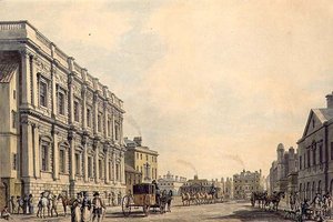 Whitehall med Birmingham House af Thomas Malton Jnr.