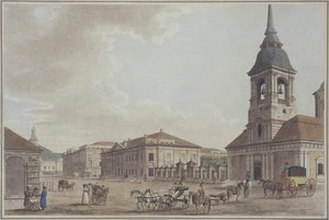 Liteyny Avenue i St. Petersborg, 1790 af Thomas Malton the Elder