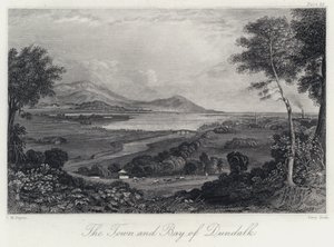 Byen og bugten Dundalk (gravering)