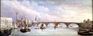 Approach to Billingsgate (olie på lærred) af Thomas Mann Baynes