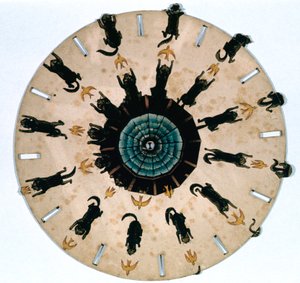 Fantaskop-skive, 1833.