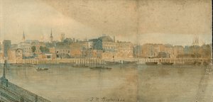 Panorama over Themsen, North Side, i 13 dele af Thomas Mann Baynes