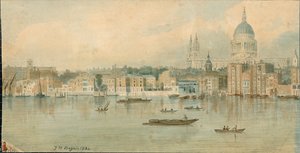 Panorama over Themsen, North Side, i 13 dele af Thomas Mann Baynes