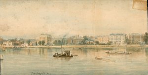 Panorama over Themsen, North Side, i 13 dele af Thomas Mann Baynes