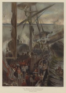 The Wreck of the Birkenhead (farve litho)