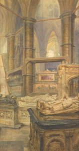 Gravene af Henrik III og dronning Eleanor, Westminster Abbey, 1904