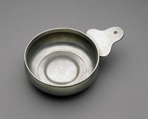 Porringer, ca. 1793–1796 eller ca. 1799-1824 (tin) af Thomas Melville