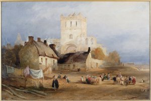 Jedburgh Abbey, ca. 1835