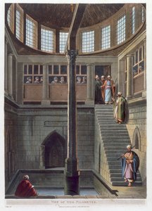 Udsigt over nilometeret, Cairo, Egypten, 1802