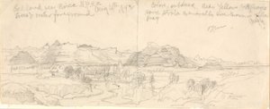 Bad Lands nær Boise, N.P.R.R. (No. Pacific Railroad) af Thomas Moran