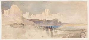 Canyon of the Rio Virgin, South Utah af Thomas Moran