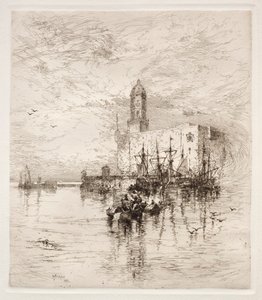 U Lua, San Juans slot, v. Cruz, 1884. af Thomas Moran