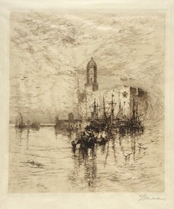 Slottet San Juan de Vlua, Vera Cruz af Thomas Moran