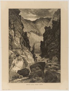 Djævlens port, Weber Canyon af Thomas Moran