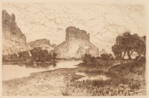 Green River, Wyoming-territoriet af Thomas Moran
