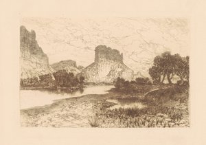 Green River, Wyoming-territoriet af Thomas Moran