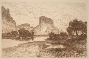 Green River, Wyoming-territoriet af Thomas Moran