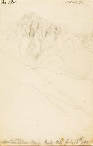 I lejr ved Soda Butte Creek, Cook City af Thomas Moran
