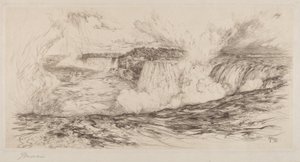 Niagara - Fra den canadiske side af Thomas Moran