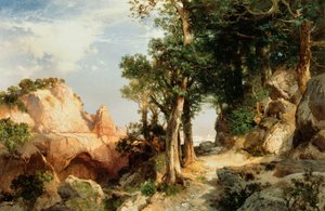 On the Berry Trail - Grand Canyon of Arizona, 1903 af Thomas Moran