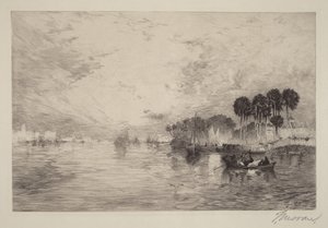 St. Johns-floden, Florida af Thomas Moran