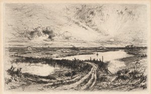 Solopgang af Thomas Moran