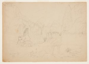 Canyon of the Rio Virgin, South Utah af Thomas Moran
