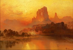 Den gyldne time af Thomas Moran