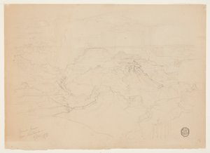 Grand Canyon i regnen af Thomas Moran