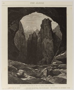 Det smalle stræde, Rio Virgens nordlige gren, Utah af Thomas Moran