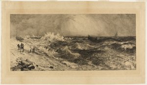 Det rungende hav af Thomas Moran