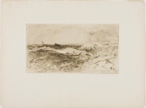 Det rungende hav af Thomas Moran