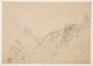 Teton Range fra øst af Thomas Moran