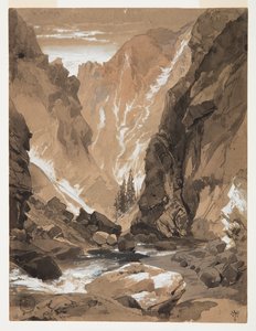 Toltec Gorge, Colorado af Thomas Moran