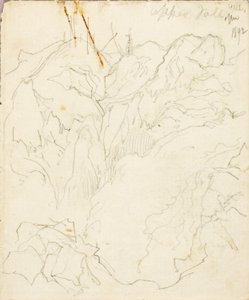 Øvre vandfald, Yellowstone af Thomas Moran