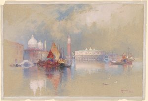 Udsigt over Venedig af Thomas Moran