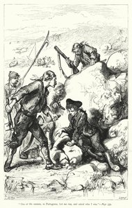 Illustration til Gullivers rejser af Jonathan Swift (gravering)