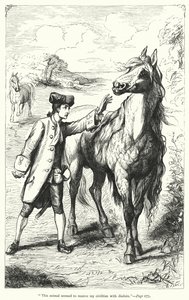 Illustration til Gullivers rejser af Jonathan Swift (gravering) af Thomas Morten