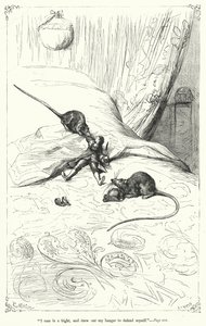 Illustration til Gullivers rejser af Jonathan Swift (gravering)