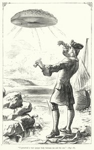 Illustration til Gullivers rejser af Jonathan Swift (gravering)