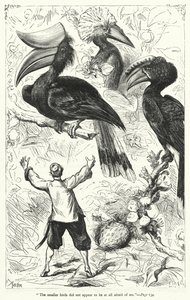 Illustration til Gullivers rejser af Jonathan Swift (gravering) af Thomas Morten