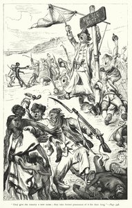 Illustration til Gullivers rejser af Jonathan Swift (gravering) af Thomas Morten