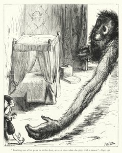Illustration til Gullivers rejser af Jonathan Swift (gravering)