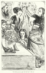 Illustration til Gullivers rejser af Jonathan Swift (gravering) af Thomas Morten