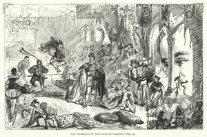 Illustration til Gullivers rejser af Jonathan Swift (gravering)