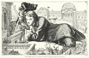Illustration til Gullivers rejser af Jonathan Swift (gravering) af Thomas Morten