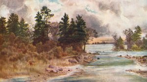 Ottawa ved Vaudreuil (farvelitografi) af Thomas Mower Martin