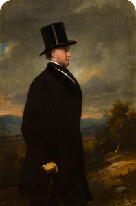 Portræt af John George Weld Forester, 2nd Lord Forester (1801-1874), ca. 1832-66 (olie på lærred)