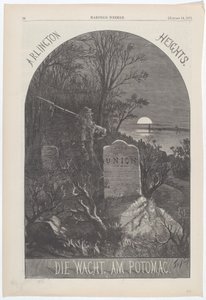 Arlington Heights. Die Wacht. Am Potomac. af Thomas Nast